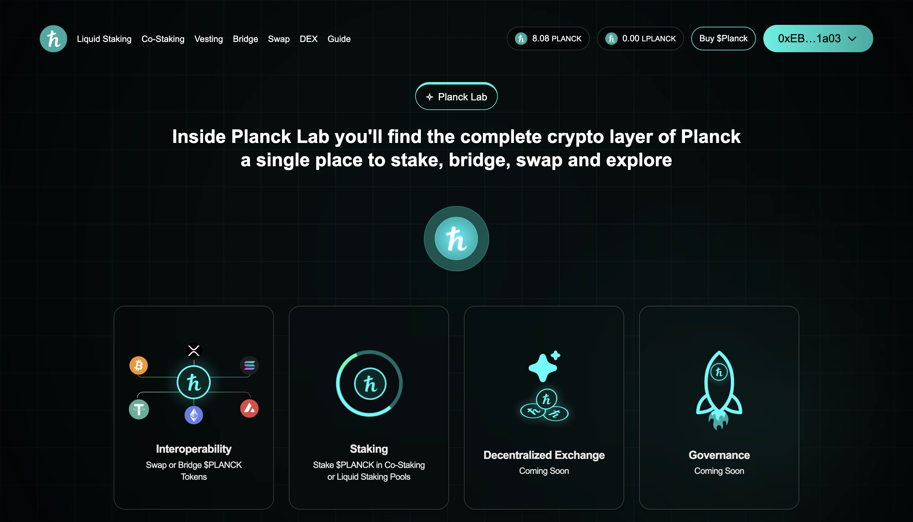 Planck Network Screenshot
